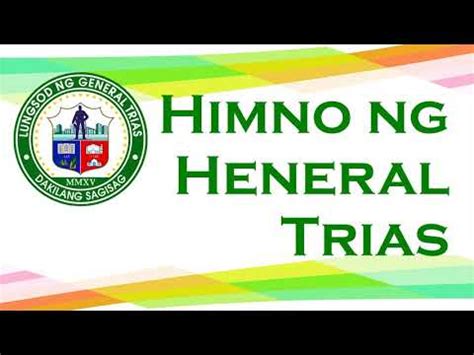 general trias hymn lyrics